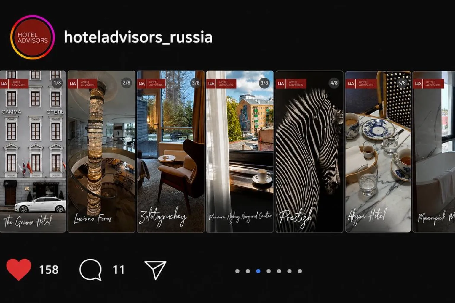 Уникальные подписи в карусели: SMM-Пост 